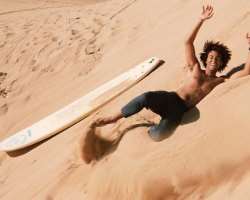 One of his Instagram posts states that the craziest thing he has done in the dessert was surfing.